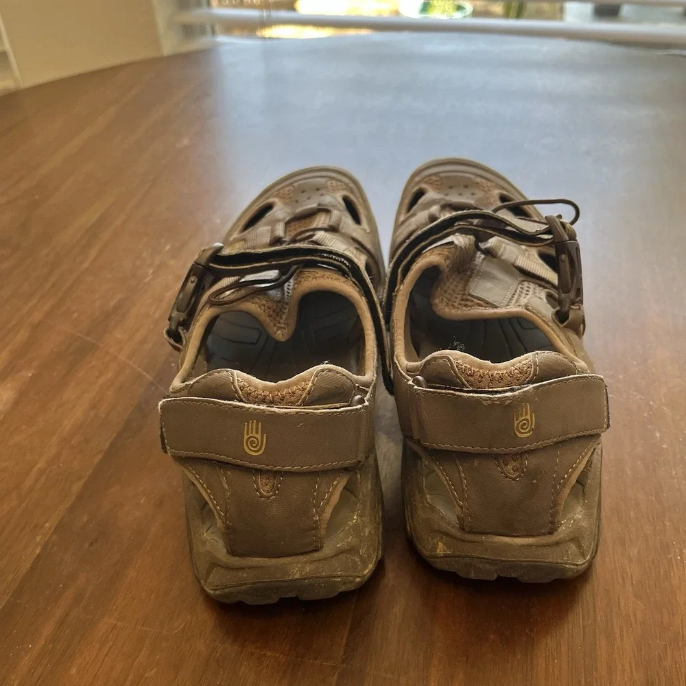 Teva Omnium 6148 Sandals Mens Size 12 Beige Closed Toe Water Hiking Outdoor